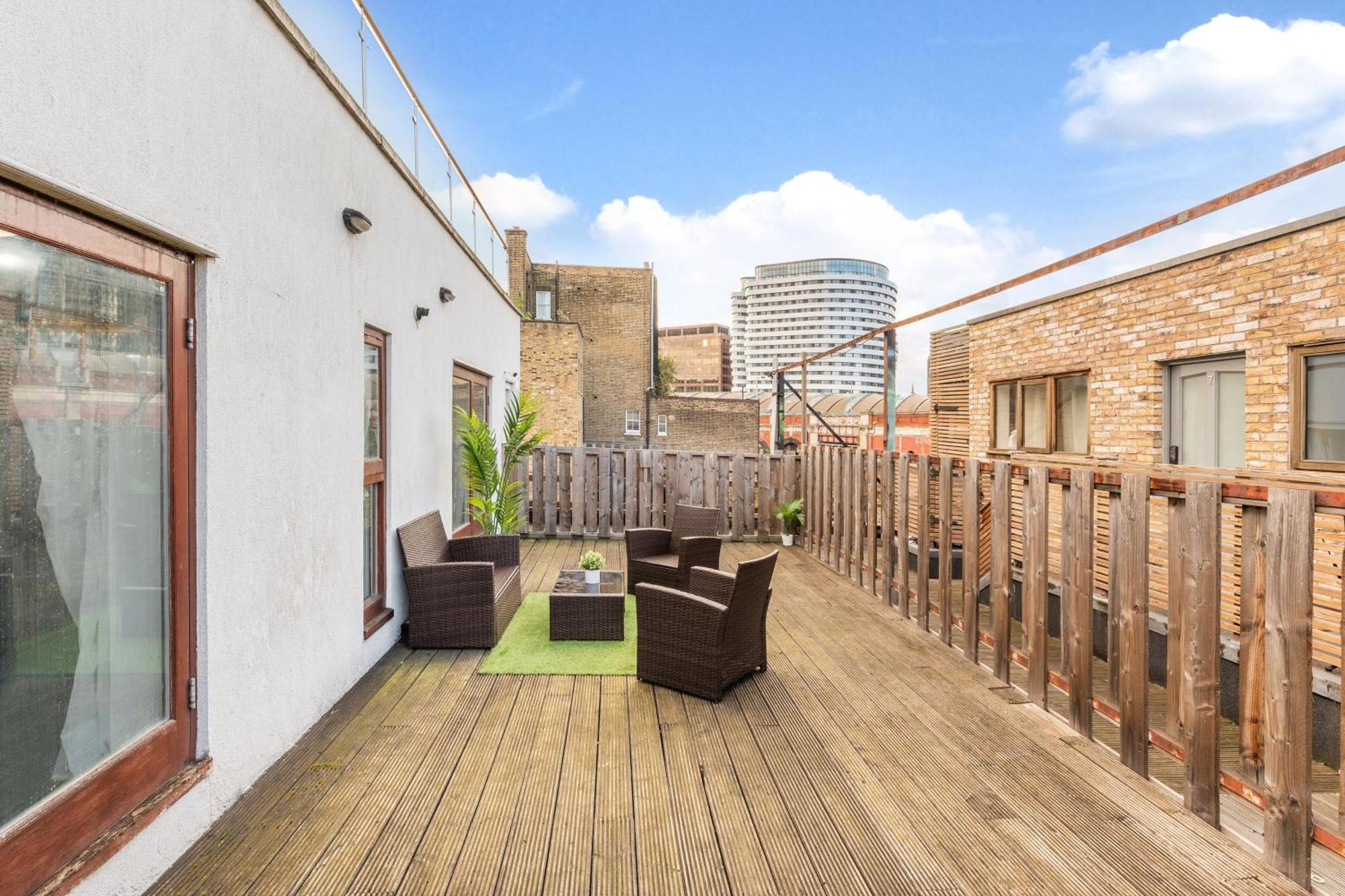 London Waterloo Apartment With Large Private Terrace - View Of The London Eye - 1 Bedroom 1 Bath Zewnętrze zdjęcie