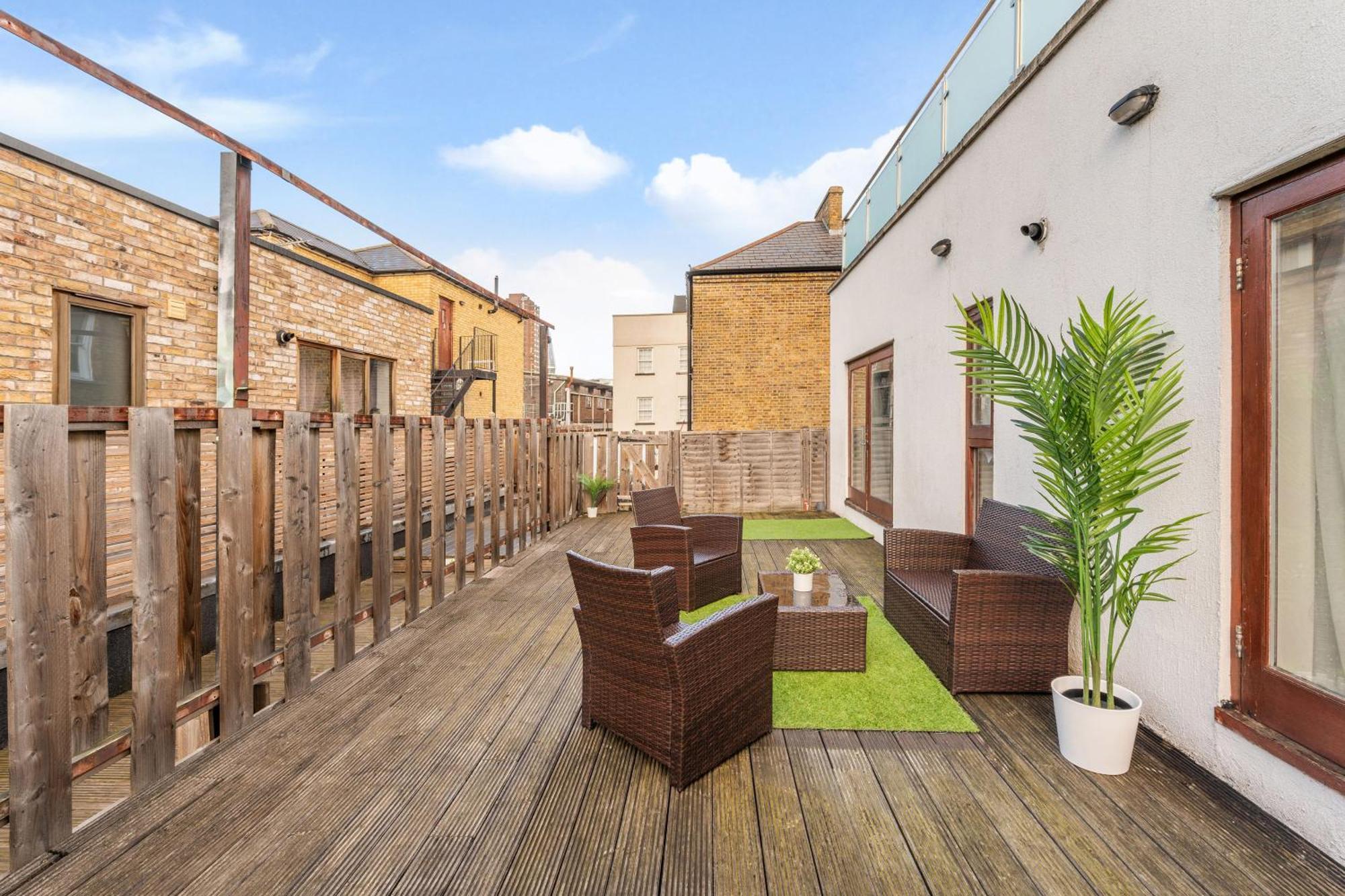 London Waterloo Apartment With Large Private Terrace - View Of The London Eye - 1 Bedroom 1 Bath Zewnętrze zdjęcie